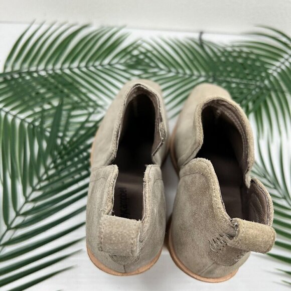 Jeffrey Campbell Cromwell Size 6.5 Suede Grey Cut Out Western Ankle Cutout Boot - Picture 8 of 14